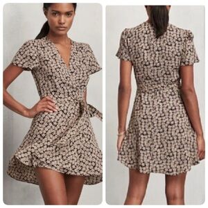Reformation wrapped mini dress Size XS